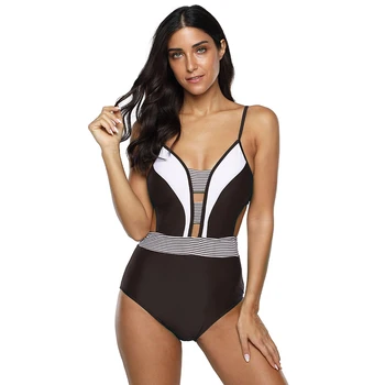 

One Piece Halter Swimwear