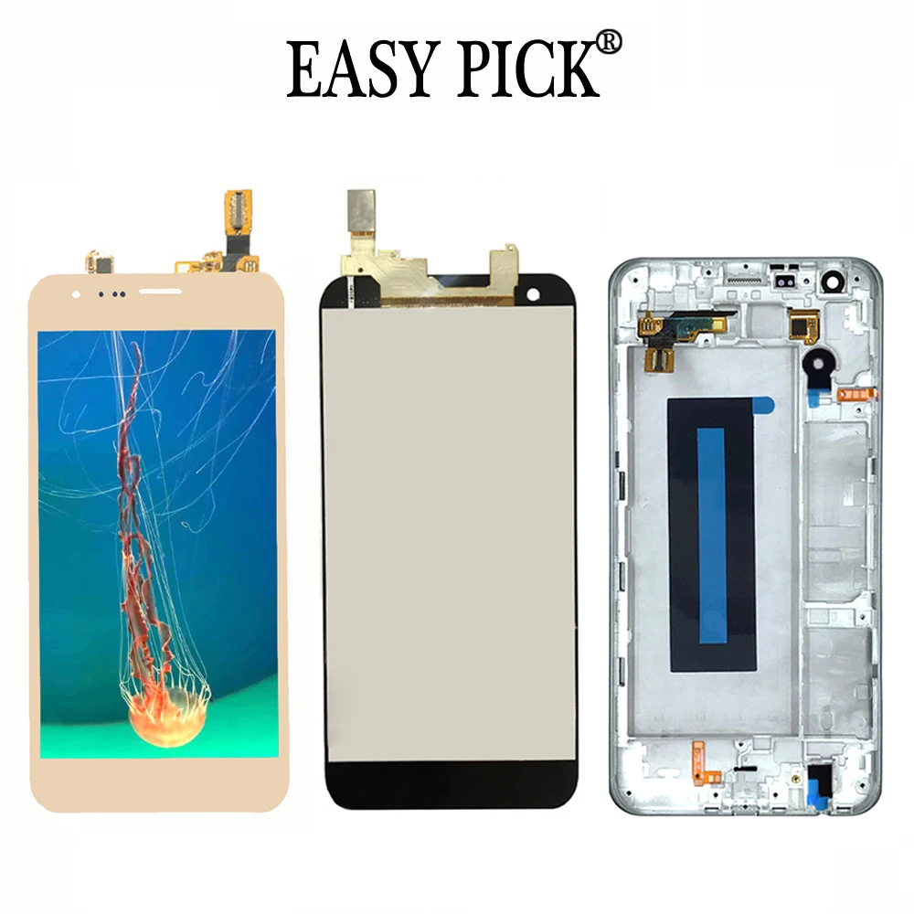 

For LG X Cam K580 K580DS K580I K580Y K580Z K580DSF K7N K580DSZ LCD Display Touch Screen Digitizer Assembly With Frame