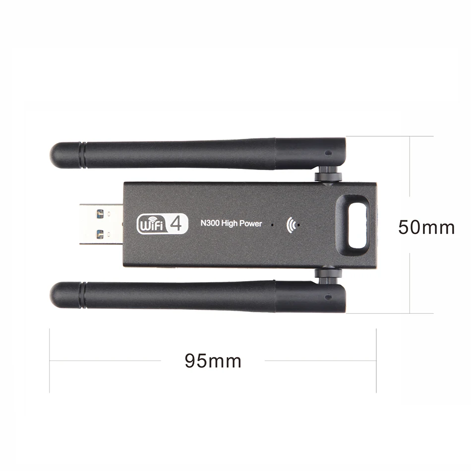 Creacube высокомощный 300 м USB Wifi ключ WiFi адаптер беспроводной Wi Fi сетевая карта 802 11 n/g/b