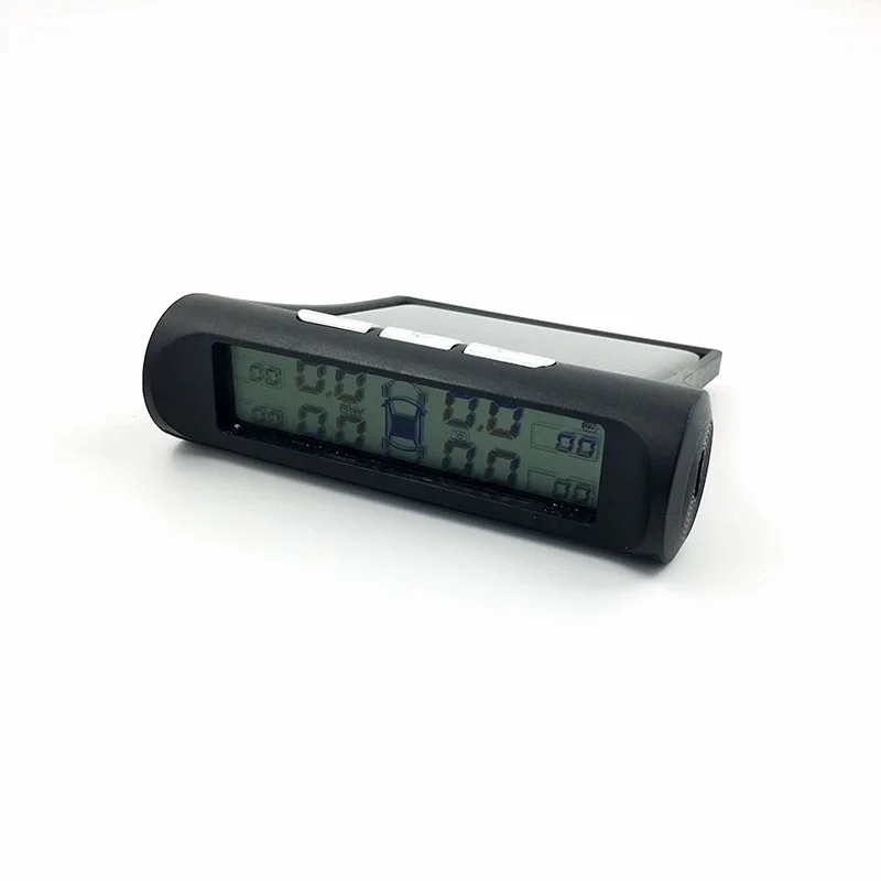 USB или солнечная зарядка автомобиля TPMS система контроля давления в шинах HD цифровой ЖК-дисплей Автосигнализация инструмент беспроводной 4 внешних датчика