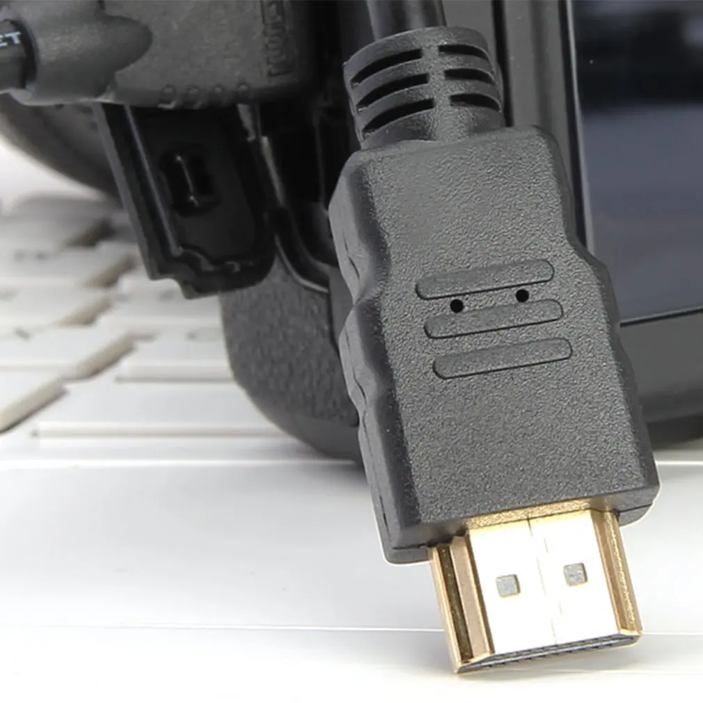 1 м, 1,5 м, 2 м, 3M высокоскоростной позолоченный HDMI к MINI HDMI штекер Male-Male HDMI кабель 1,4 Версия 1080p 3D для планшетов DVD