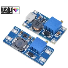 Tzt mt3608 DC-DC intensifique o módulo da fonte de alimentação do impulsionador do conversor aumentando a saída máxima 28v 2a da placa step-up para arduino