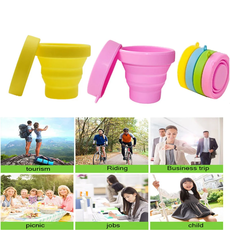 1pcs sterilizer cup for women menstrual cup silicona flexible Menstrual sterilizing cup Foldable Outdoor Sport Water Cup