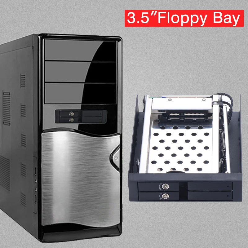 Uneatop алюминиевый 2x2 5 &quotSATA лоток меньше горячей замены SSD HDD мобильный стеллаж для 3