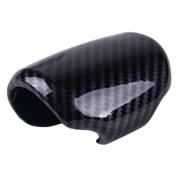 

Carbon Fiber Style Gear Shift Knob Trim Interior Cover Black Wear-resistant Waterproof Decal