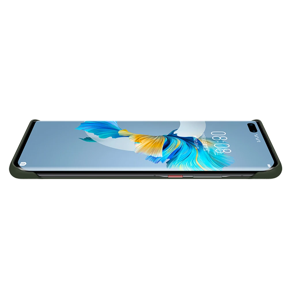 Original Case for Huawei Mate 40 Pro Plus Case Cross texture PU Leather Back Cover Hard Case Protective Capa for Mate 50 Pro