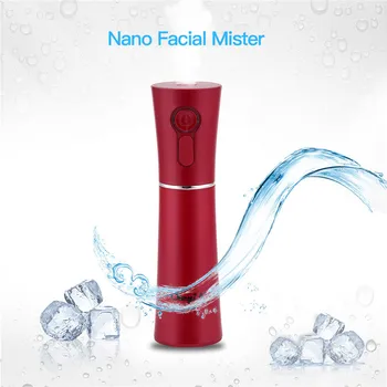 

USB Rechargeable 40ml Ultrasound Mist Sprayer Nano Face Steamer 2 Modes Face Humidifier Mini Atomizer Moisturizing Skin Care
