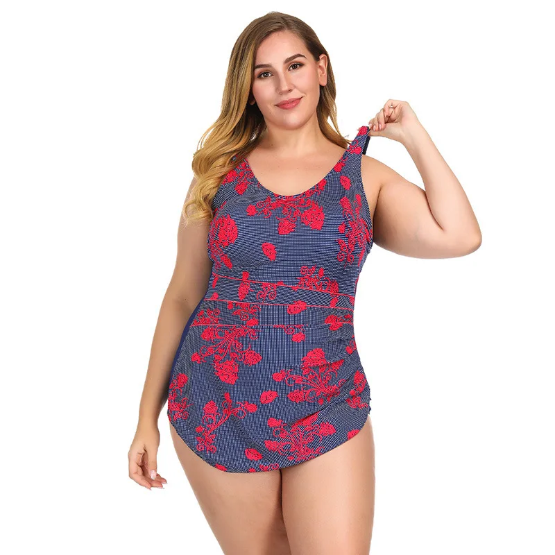 

Print Plus Size Thong Swimwear Push up Monokini Summer Beach Dress Femme Onepiece Swimsuit