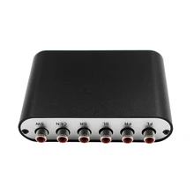 Цифро-аналоговый AC3 оптический стерео объемный HD 5,1 аудио декодер 2 SPDIF порта HD аудио пик для HD плееров/DVD/XBOX360