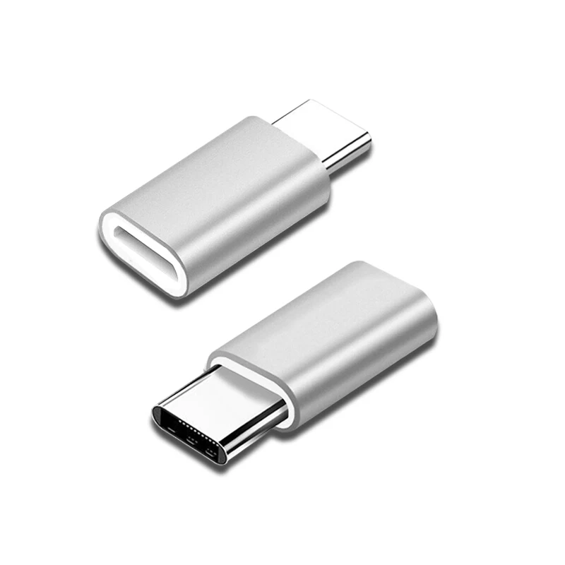 

TypeC USB-C Alloy Converter Charging For Lightning Pin toType-C Connector Phone Adapter For iPhone Huawei P30 Xiaomi Phone