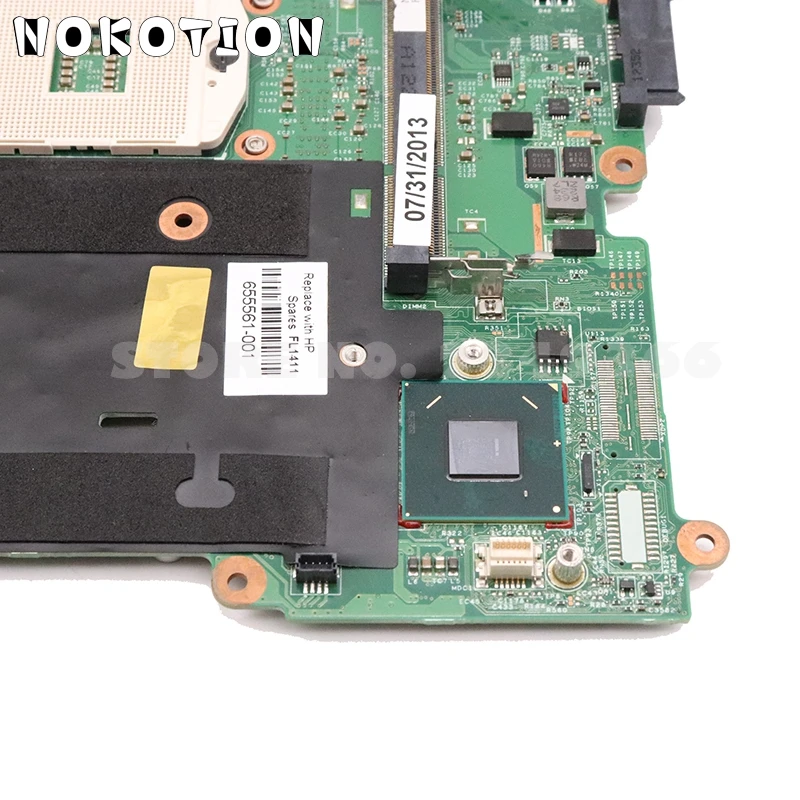  NOKOTION 48.4KT01.021 655561-001 Main Board For HP Probook 6360T 6360 Laptop Motherboard HM65 UMA H
