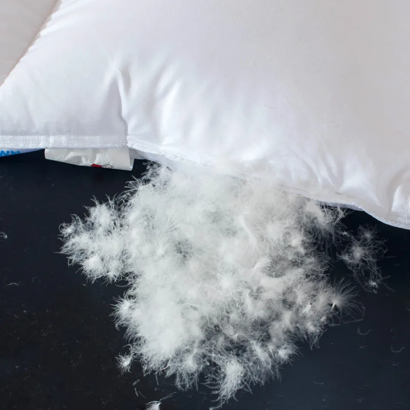 Белое Хлопковое одеяло с гусиным пухом, одеяло в скандинавском стиле, постельное белье, пуховое одеяло с наполнителем