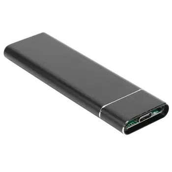 

VKTECH Hard Disk Case Type-C 3.1 to NGFF M.2 SSD Hard Drive Enclosure Aluminum Alloy External Hard Disk Case HDD Enclosure New