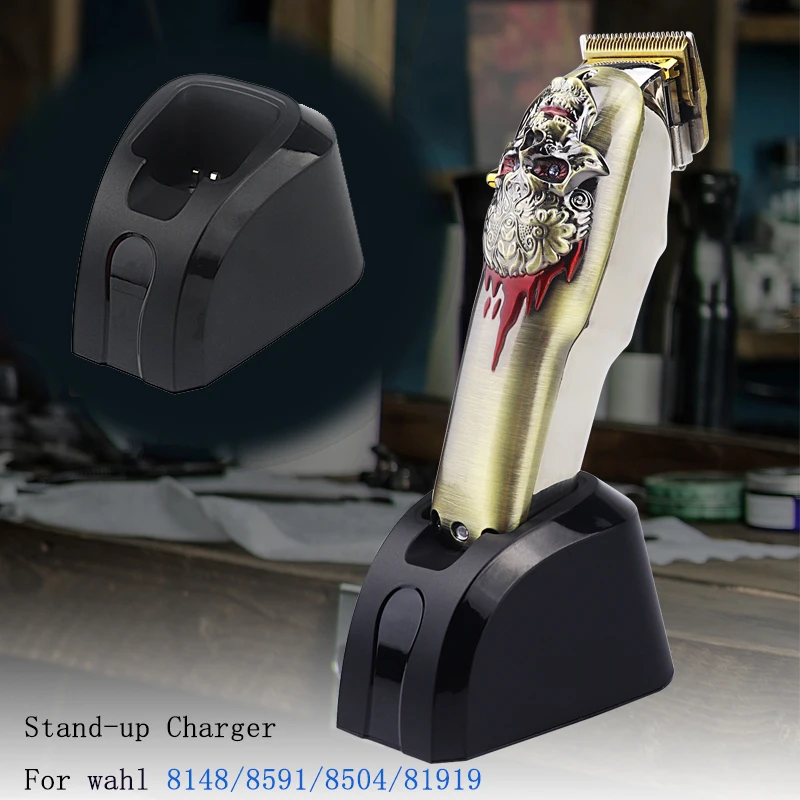 Wireless hair clipper charging stand fast charger haircut accessories suitable for wahl 8148/8591/8504/81919 haircut tools