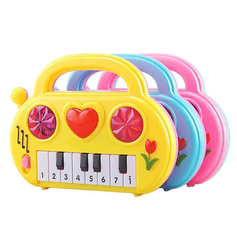 2 Types enfants Piano musique jouet animaux musicaux sonnant clavier Piano bébé jouant Type Instruments de musique