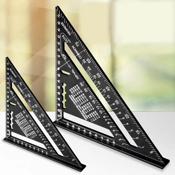 

Multiruler Metal Setsquare 7 Inch Triangle Ruler Knitting Ruler Drawing Templates Lineaal Measuring Meter For School Office