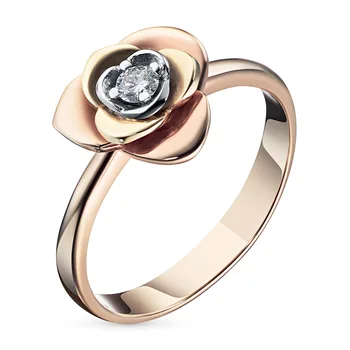 

White gold ring with Diamond