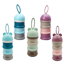 Лягушка стиль портативный контейнер для детского питания коробка BPA бесплатно эфирные зерновые мультфильм молочные Бутылочки для присыпки дети формула контейнер для молока