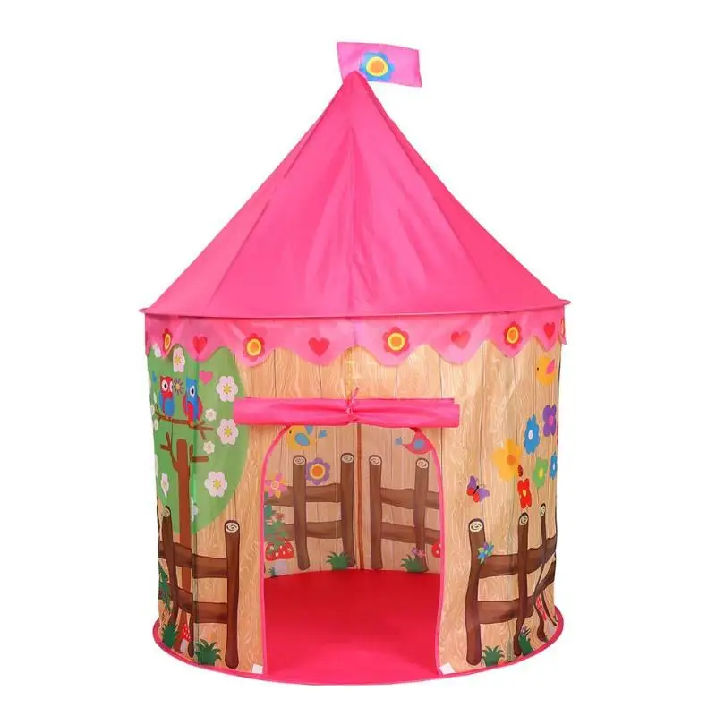 Игровая палатка портативный Принц Принцесса складной детский замок Cubby игровой домик детские подарки на открытом воздухе Funning игрушечные палатки