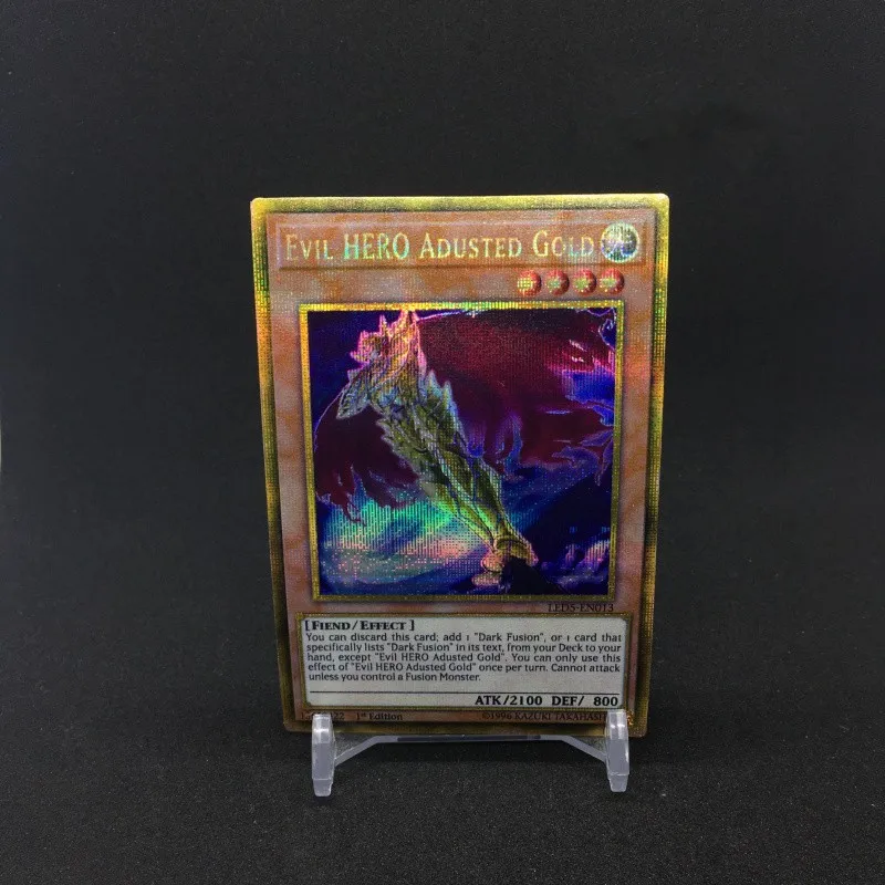 

Yu Gi Oh DIY custom GSR English evil hero dark star golden demon game card collection