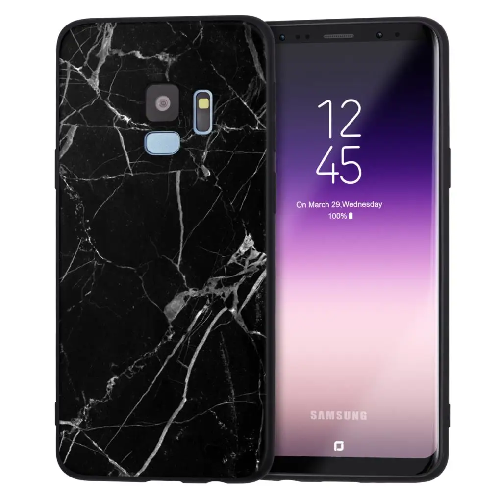 Черный матовый чехол для samsung Galaxy J7 J3 J5 A5 J4 J6 A6 плюс A7 S8 S9 S10 плюс S10e чехол силиконовый чехол-накладка из мягкого ТПУ - Цвет: H8207