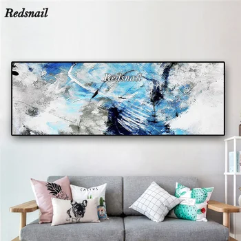 

Large Blue Abstract Geometry Line diamond painting square 5d diy Diamond Mosaic Landscape Diamond embroidery sale home art,EE034
