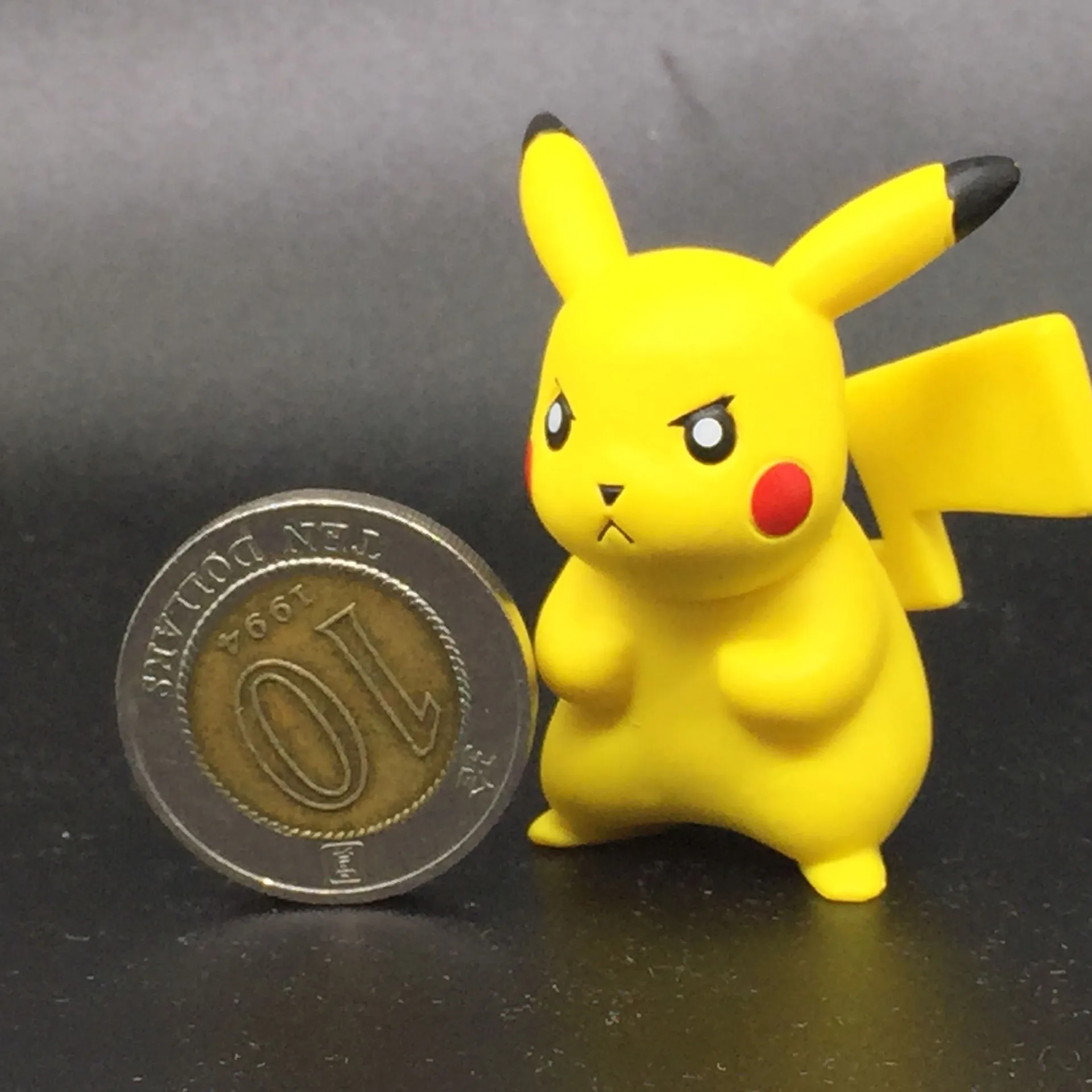 pikachu-B0103 Tomy Pokemon 4-6 см Charmander Popplio Litten Pikachu Rowlet Treecko Eevee Fennekin Greninja Аниме фигурки куклы игрушки - Color: pikachu-B0103