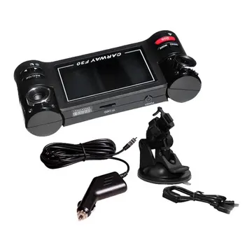 

2.7-inch TFT LCD Car DVR 1080P Dual Camera 180 Rotated Lens Vehicle Digital Video Recorder Night Vision Rear View Dash Cam