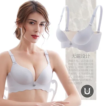 

Mysterious Temptation 5501 Spring-Summer New One Piece Seamless No Rims Gather on the Care Boutique Bra Adjustable Underwear