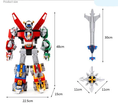 Идеи серии Voltron Defender of The Universe модель 2334 шт строительные блоки кирпичи игрушки совместимы с детским подарком