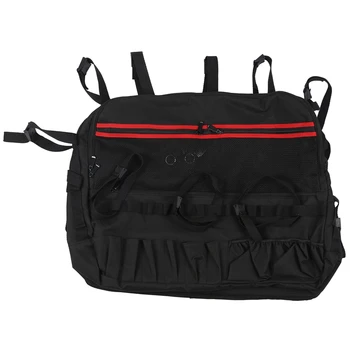 

Multi-Port 2-Door Version Anti-Roll Bar Anti-Roll Rack Storage Bag Square Hanging Bag, Suitable for Jeep Wrangler JK JKU TJ LJ