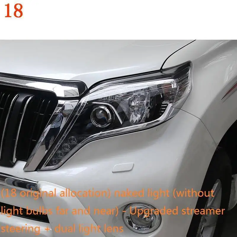 Запчасти Drl аксессуар Neblineros наружные Cob дневные ходовые огни Led Para Автомобильные фары в сборе для Toyota Prado
