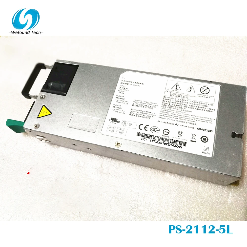 100% Test Per L'Alimentazione Elettrica Per Ps-2112-5L 1200W Funziona Bene