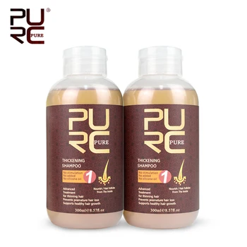 

PURC 300ml Thickening hair shampoo for hair growth and hair loss prevents premature thinning hair for men and women hair care