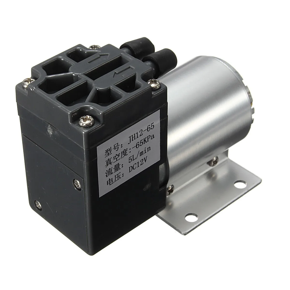 Corrosion Resistant Quiet Miniature Piston Air Pump 12V 24V Mini Vacuum Pressure Operation Pump Air Sampling pump 1pc
