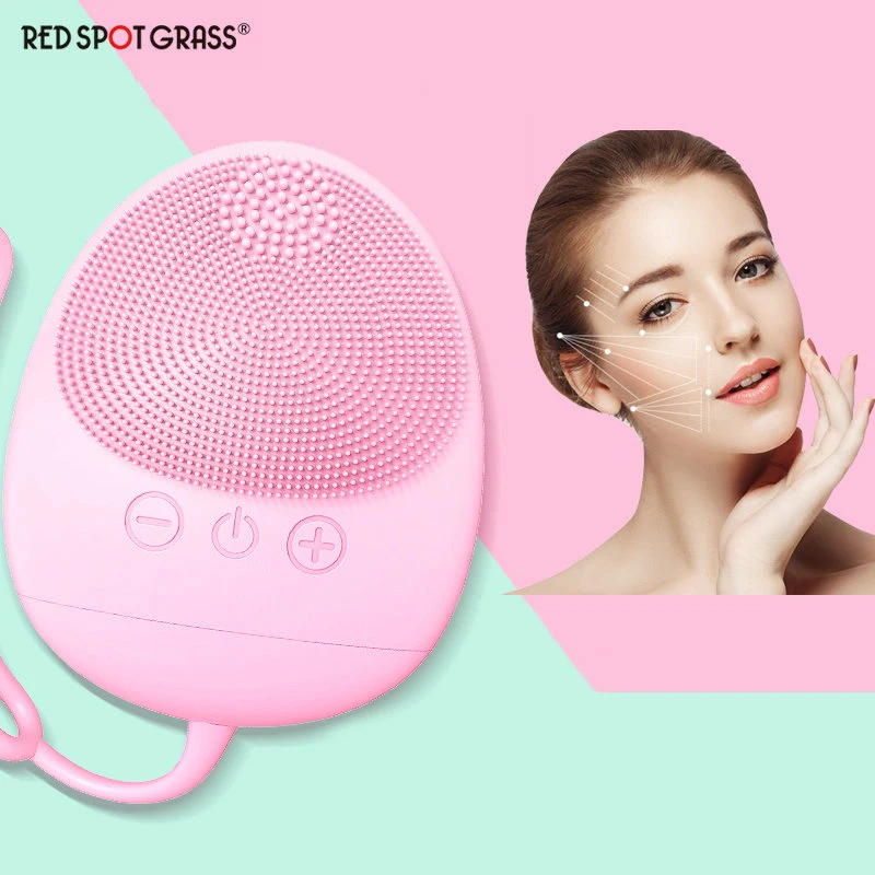 

Waterproof Skin Care Tools Facial Cleansing Brush Mini Face Pore Cleaner USB Rechargeable Battery Skin Massage Blackhead Remover