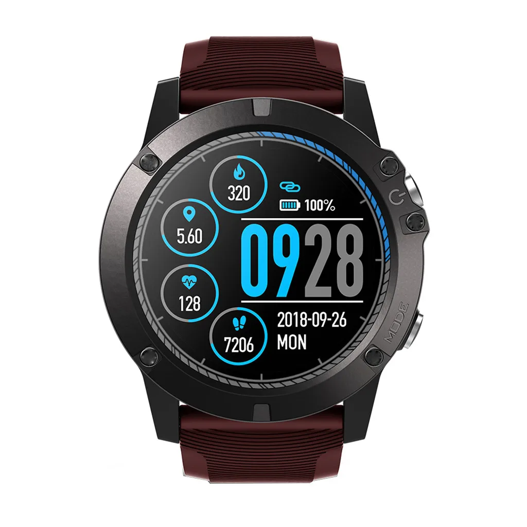 Наручные часы VIBE 3 PRO Smart Watch 1,3 дюймов Водонепроницаемый спортивный браслет mian iOS сердечного ритма 180 мАч дистанционного Камера 1,3 дюймов