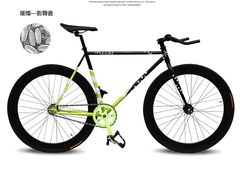 Clearance Original X-Front brand fixie Bicycle Fixed gear 46cm 52cm DIY single speed road bike track Flag bicicleta  fixie bicycle 21