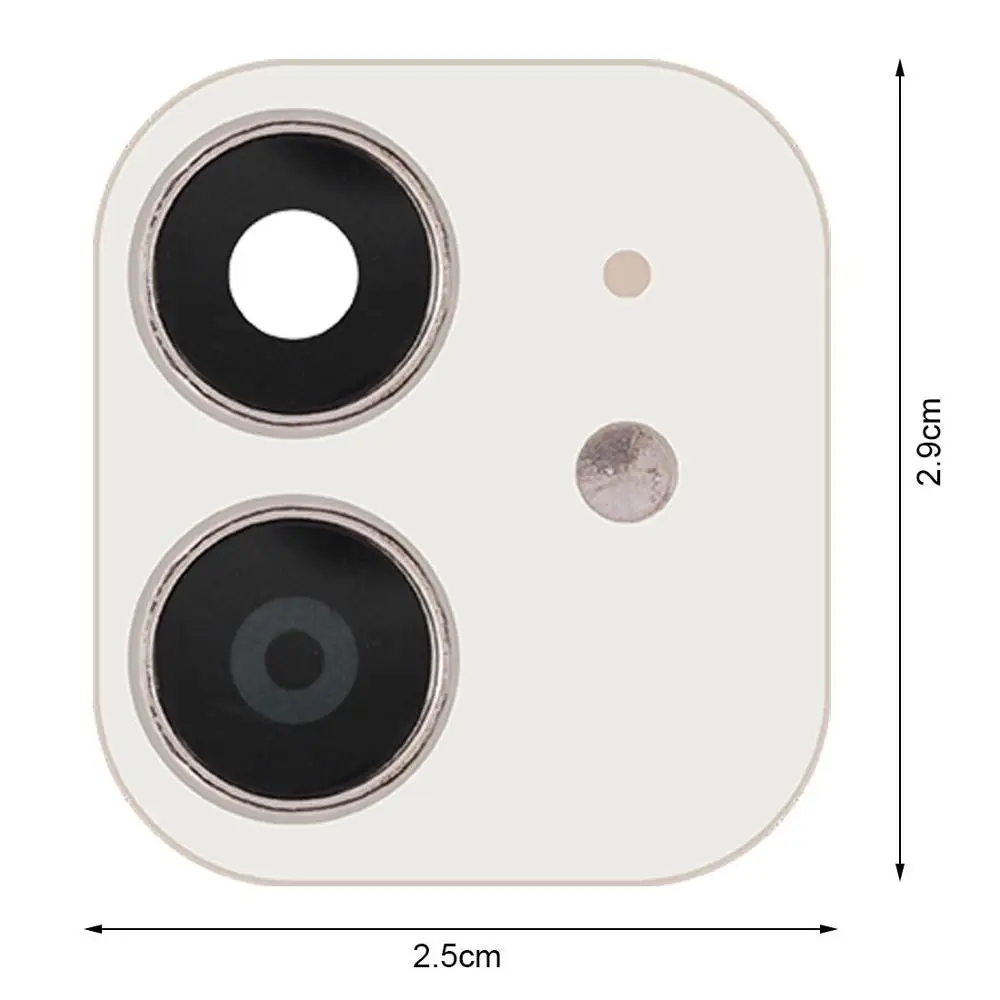 Новая Модифицированная крышка объектива камеры для iphone Xr вторая замена на iphone 11 металлическая наклейка Модифицированная Защитная крышка камеры