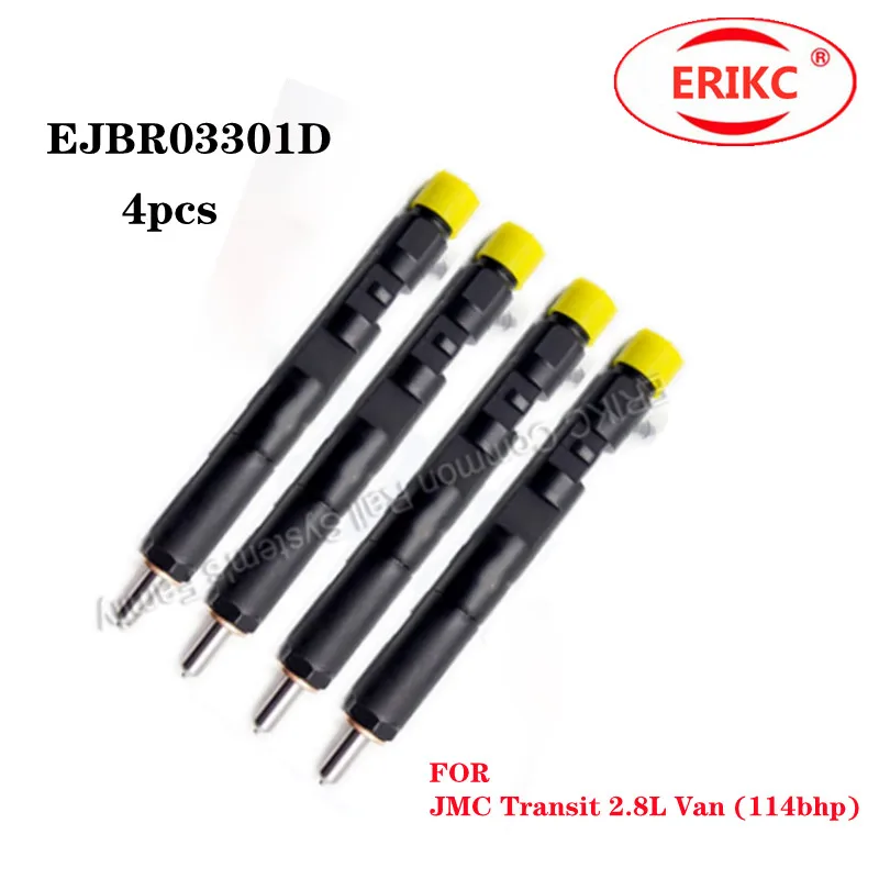 ERIKC 4 шт. EJBR03301D автомобильный дизельный топливный насос впрыск EJBR 033 пылесос для JMC