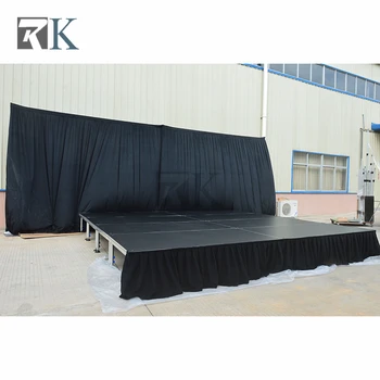 

Dual load 4'*8' platform portable stage 20''~32'' adjustable legs for concert event festival