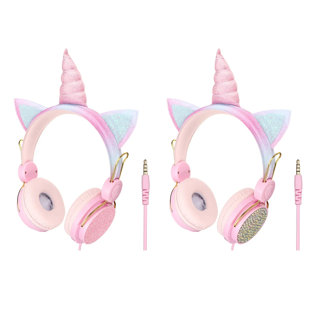 Cartoon Headphone bluetooth Wireless Computer Earphone Girls Music Phone Headset Microphone Daughter Kids Cute Shape