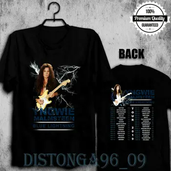 

Yngwie Malmsteen Blue Lightning Usa Tour 2019 Murah Black T Shirt