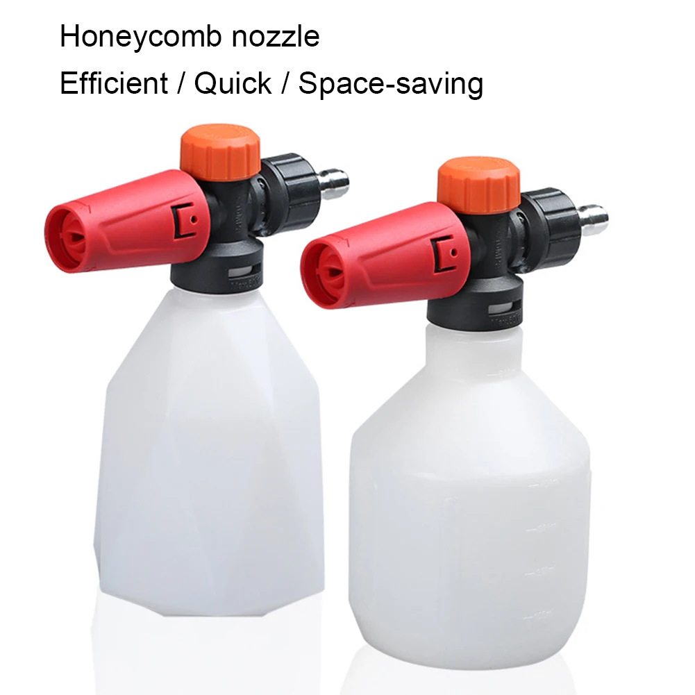 Conveniente da Lavagem de Carro do Pulverizador Durável de Alta 4 da Espuma da Neve do Pulverizador 500ml da Espuma da Lavagem de Carro Arma Longa Pressão Mini g1 - 9 Balde p carro