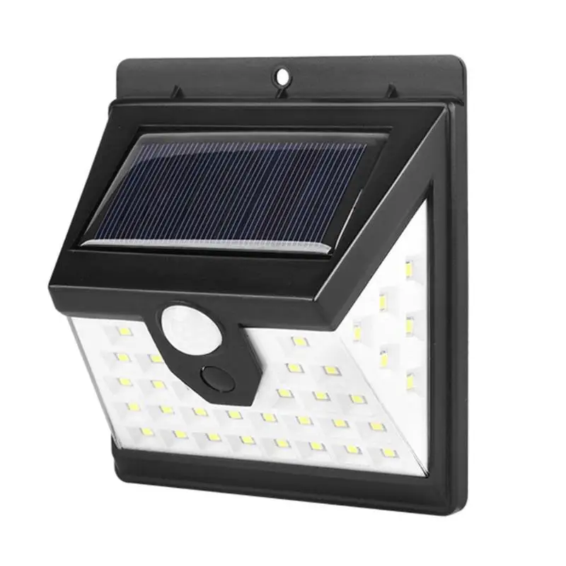 40 LED 3 Modes COB 3 режима 180 светодиодный солнечный светильник Открытый PIR датчик движения 4000лм светодиодный настенный светильник Водонепроницаемый аварийный Солнечный для украшения сада - Испускаемый цвет: 40 LED 3 Modes
