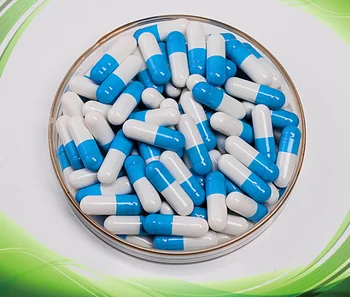 

High quality gelatin hollow shell [size 1 blue and white] multi specification