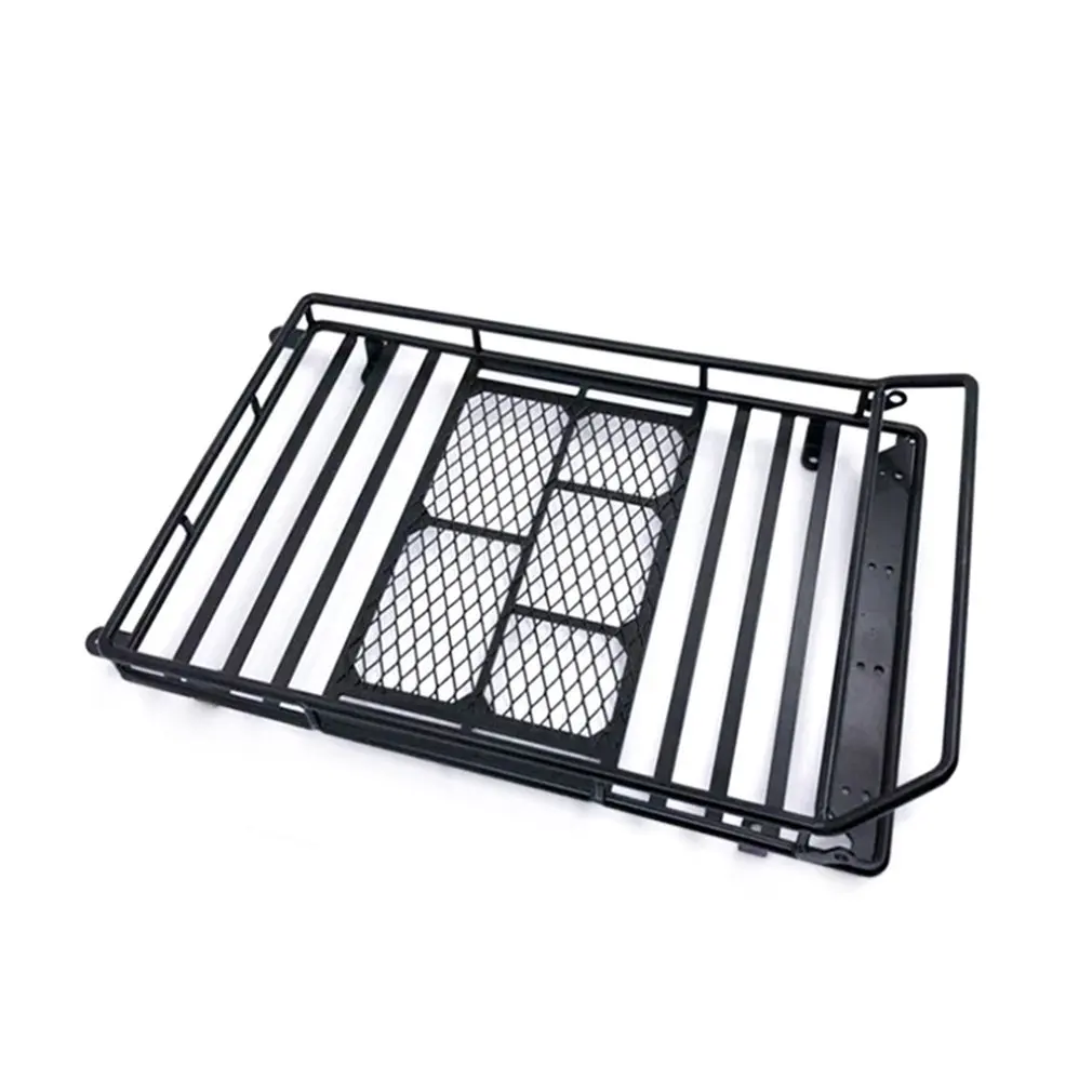 

Metal Roof Rack Luggage Carrier With LED Spotlight For 1/10 RC Crawler Car Traxxas TRX4 Axial Scx10 RC4WD CC01 TF2