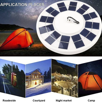 

48 LED Solar Lamp Outdoor Waterproof Lights Garden Landscape LED Spot Light Sensitive Light Control Solar Powered Flag Pole Lamp