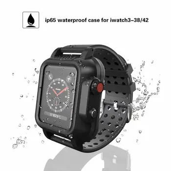 

Waterproof Sport Watch Case For Apple Watch 2019 38mm 42mm 40mm 44mm Bracelet Strap Screen Protector Cover For iWatch 38 40 42 4