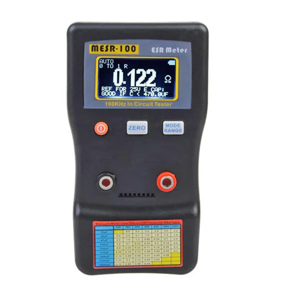 

Hot Sale Resistance Meters Delicate Texture MESR-100 Transistor Tester Ohm Capacitance Voltage Circuit Diagnostic Tools